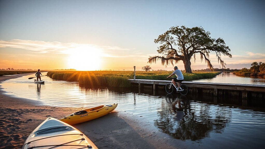 kayak paddleboard bike adventures