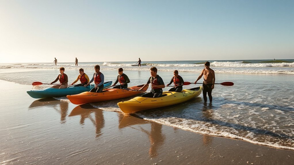 kayaking georgia s coastal beaches