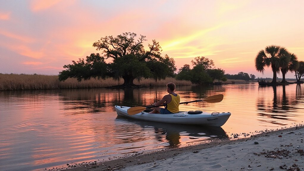 kayaks tidepools sunsets dunes