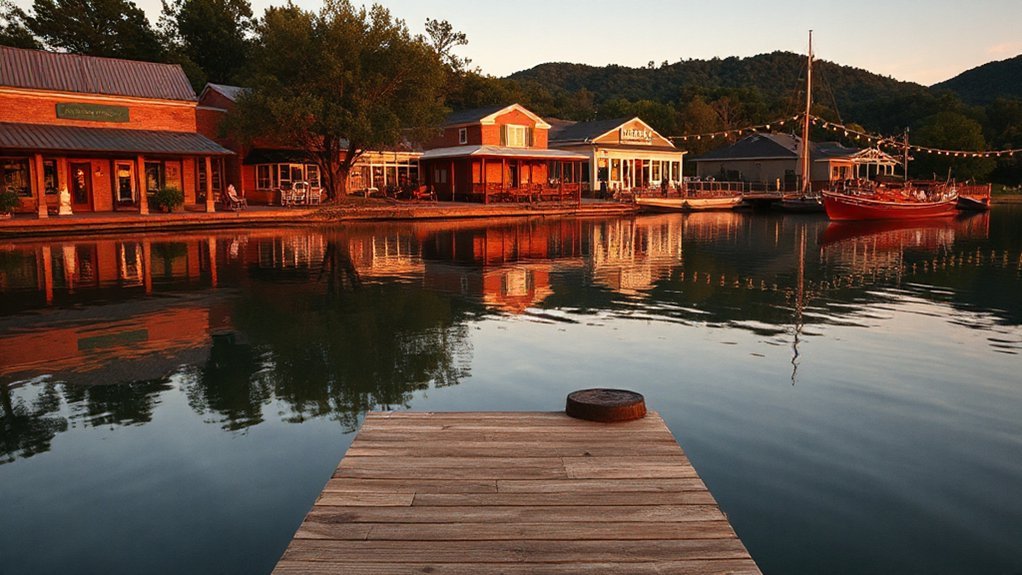 lakeside dining and lodging