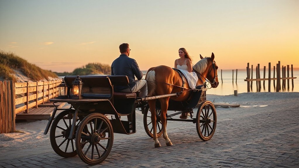 lanterns horses salt air romance