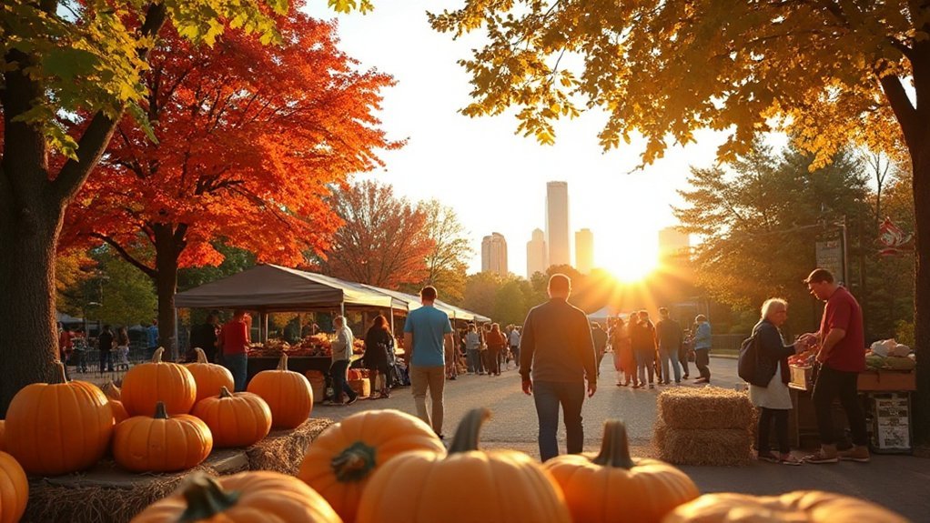 leaf peeping and harvest festivities