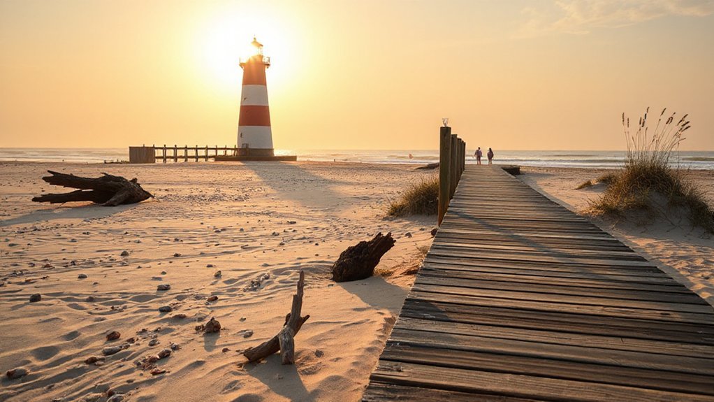 lighthouse beaches seafood art
