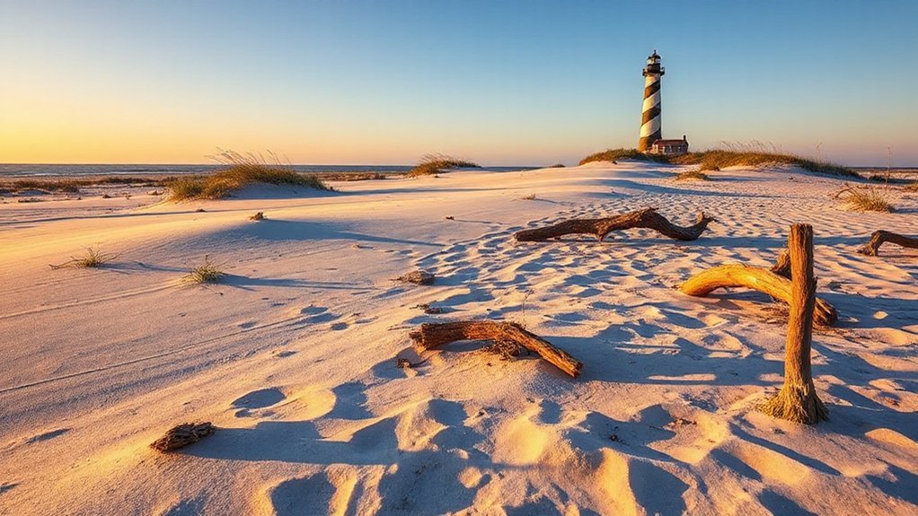 lighthouse beaches turtles camping