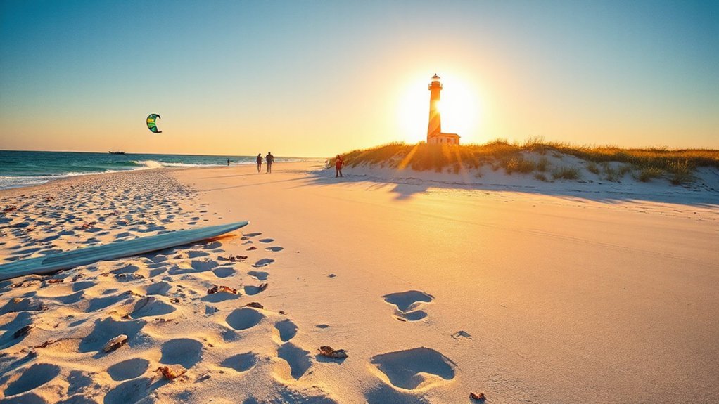 lighthouse dolphins kayaking relaxation