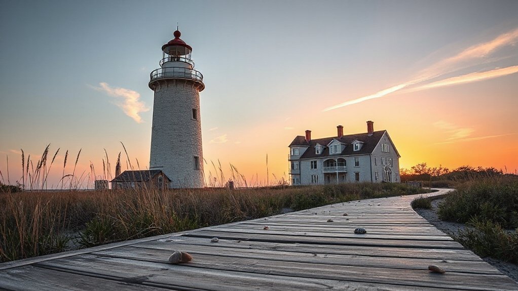 lighthouse stairs museum artifacts