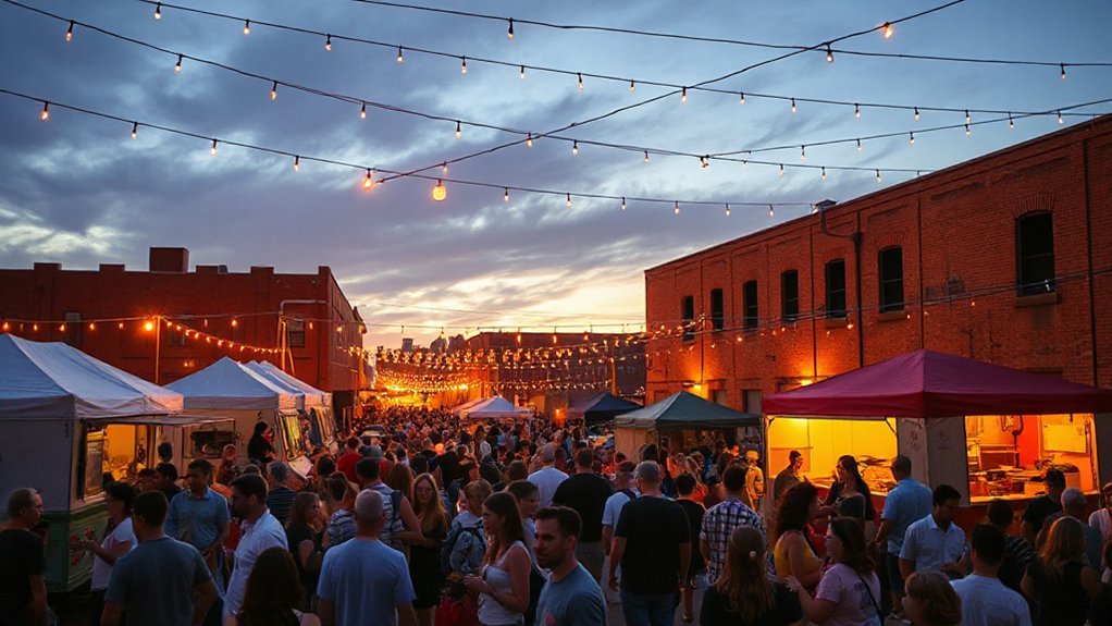 markets music food community