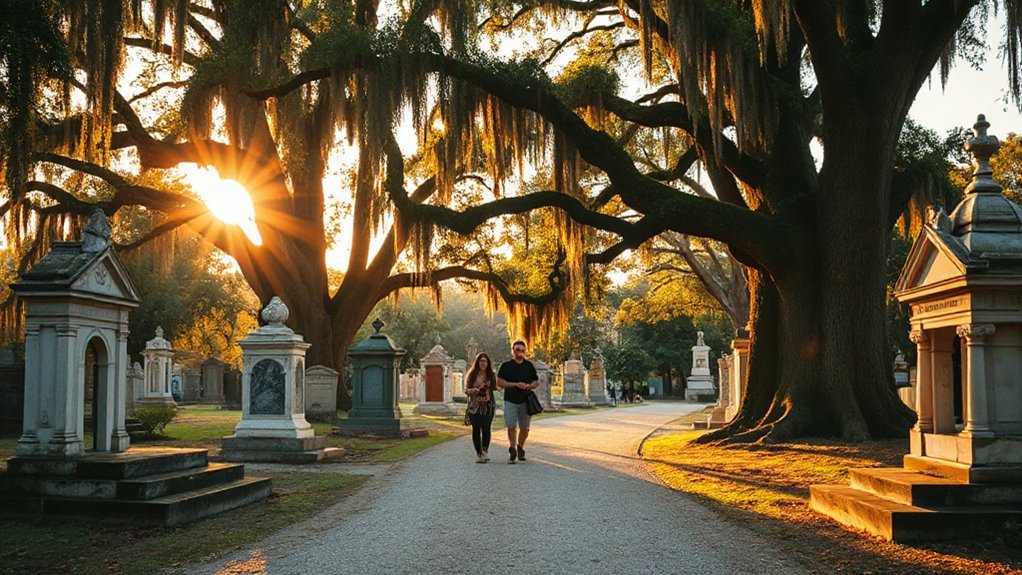moss draped oaks winding paths