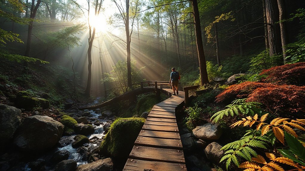 mossy ridgelines creekside overlooks