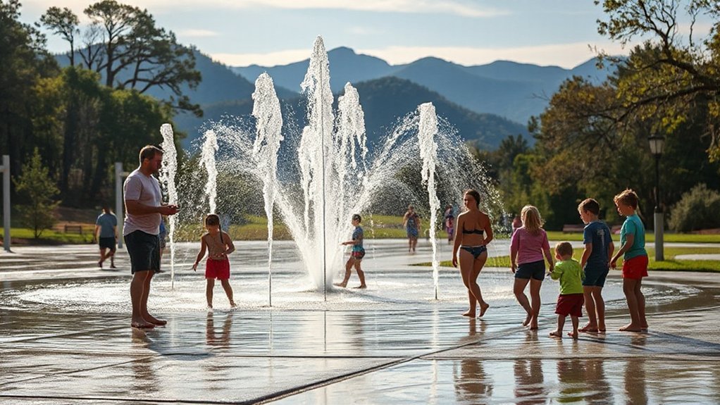 mountain creeks and splashpads