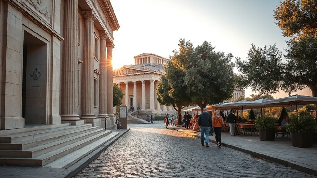 museums alleys caf s await