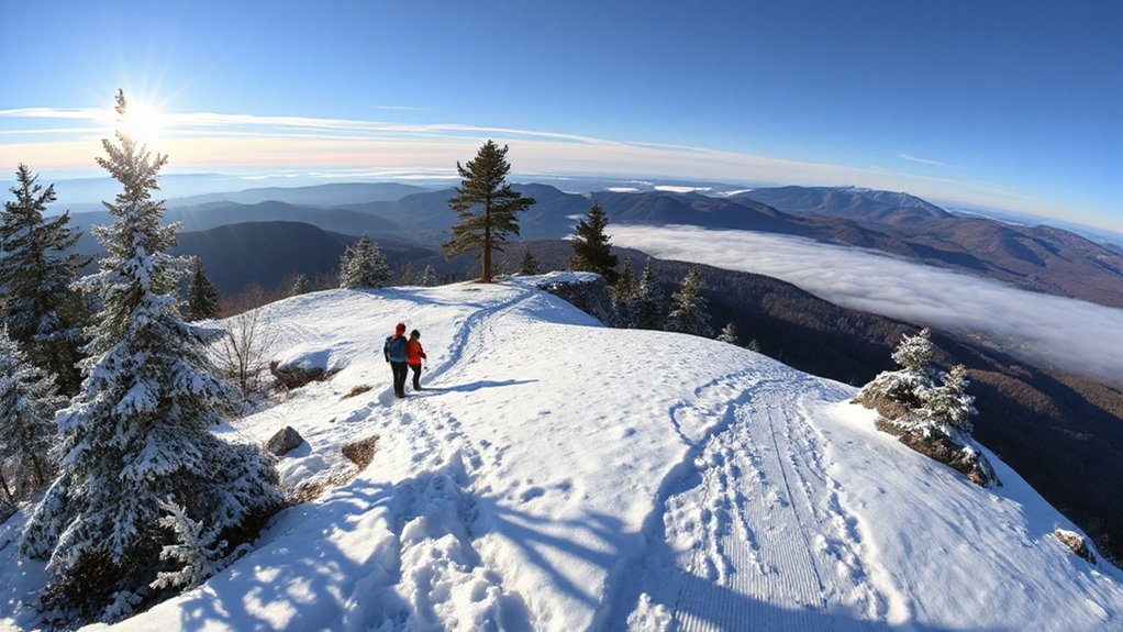 north georgia snow hikes