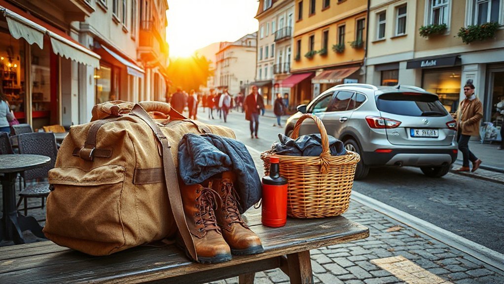 pack light plan parking