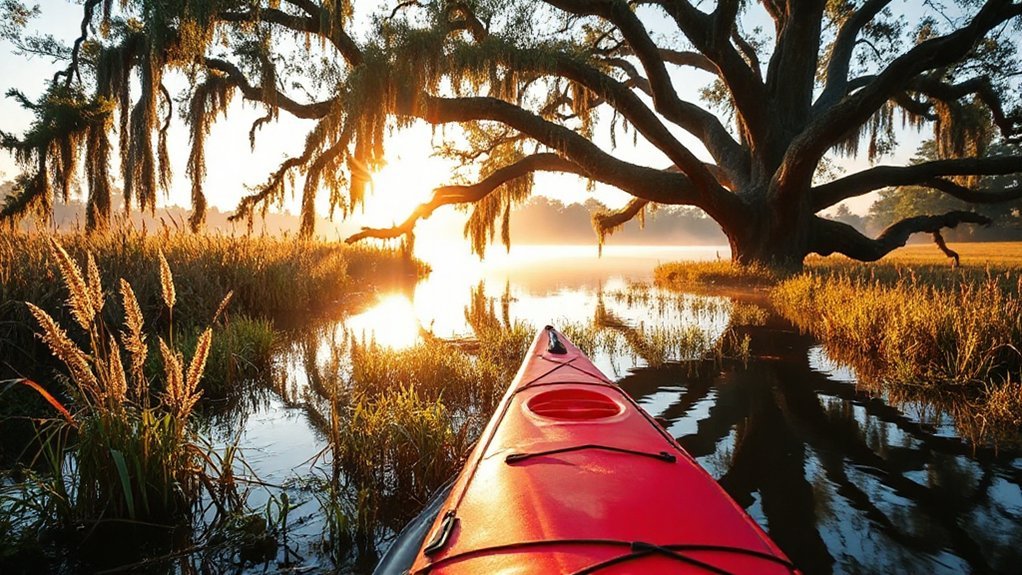 paddle jekyll island marshes