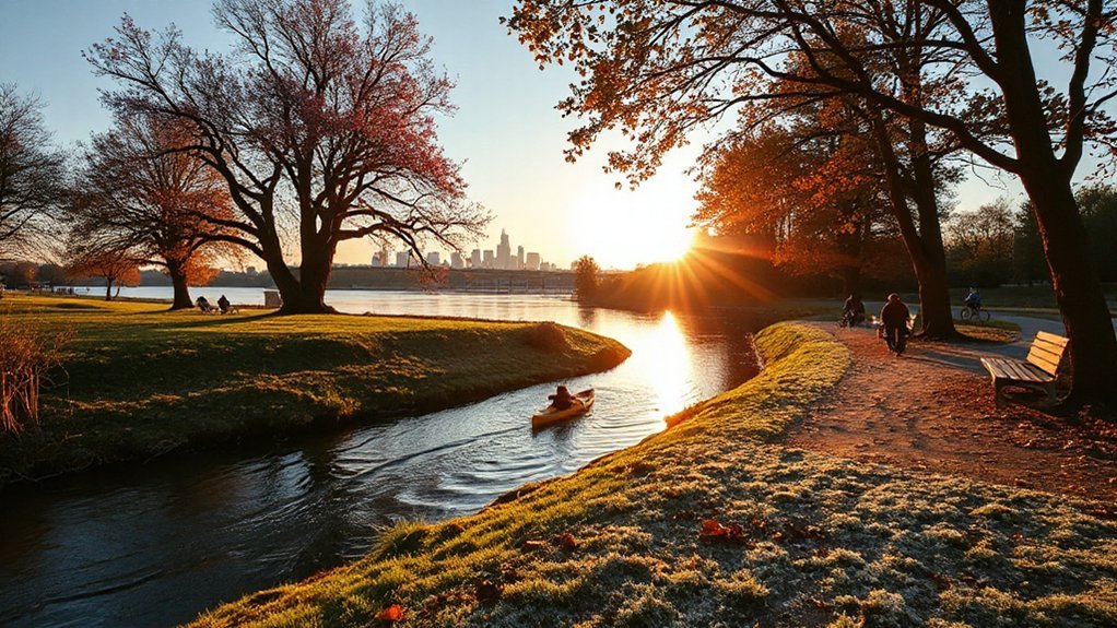 paddling trails forest bathing geocaching