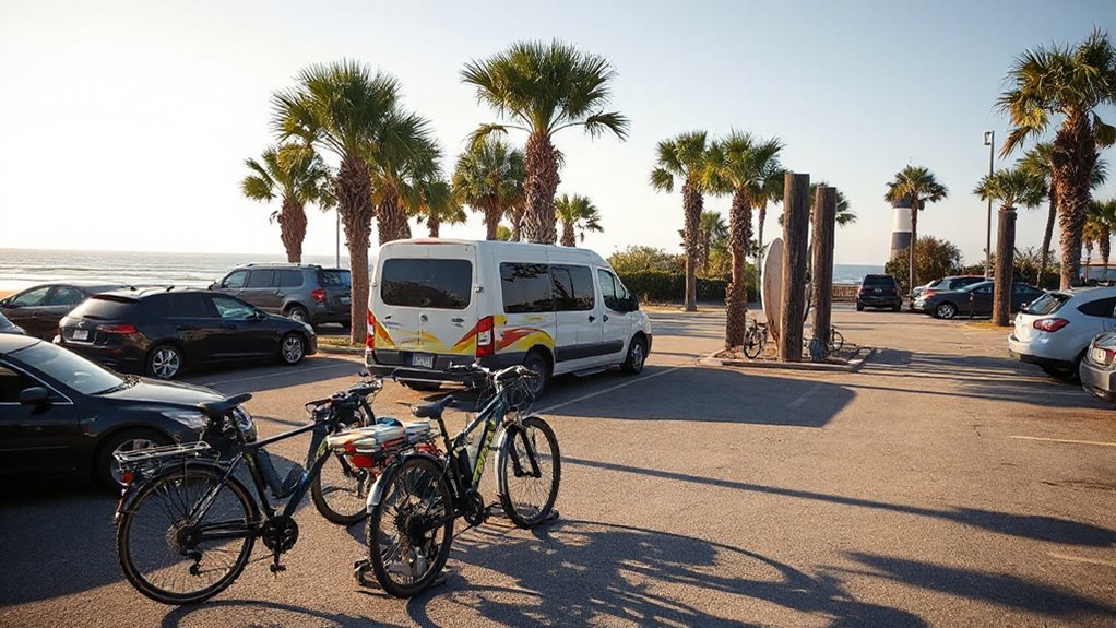 park once use shuttles