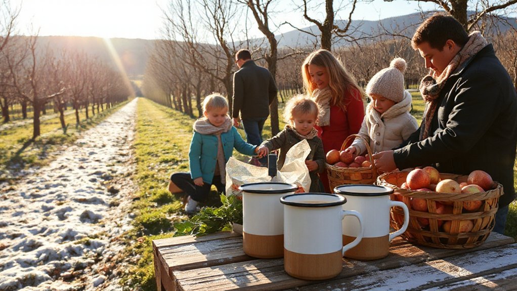 pick apples sip cider