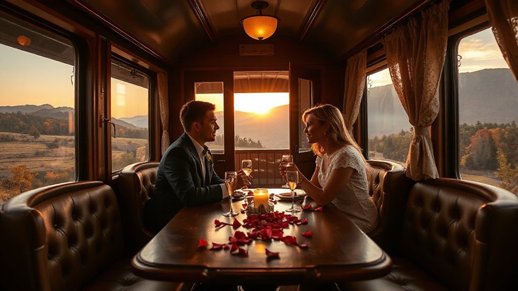 private romantic train experiences