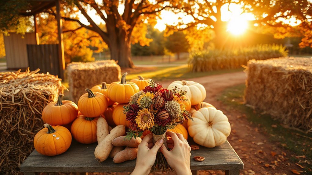 pumpkin lined georgia fall festivals