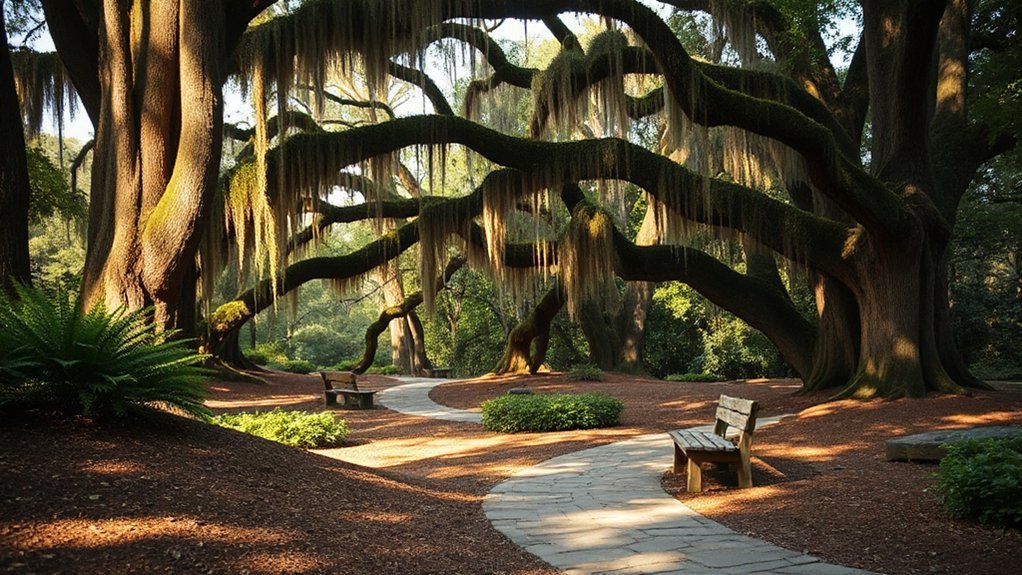 quiet mossy pine alcoves