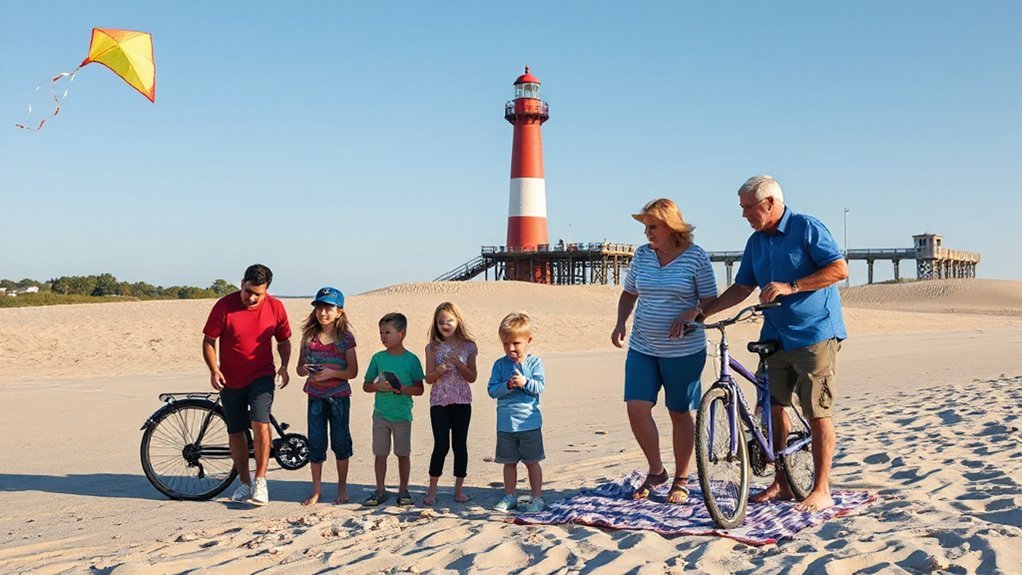 relaxed family beachside adventures
