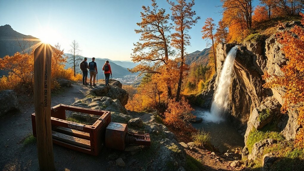 ridge trails waterfalls lookouts