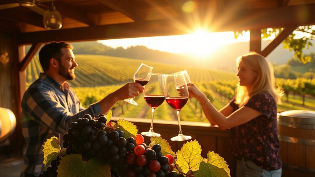 rieslings chardonnays mountain views