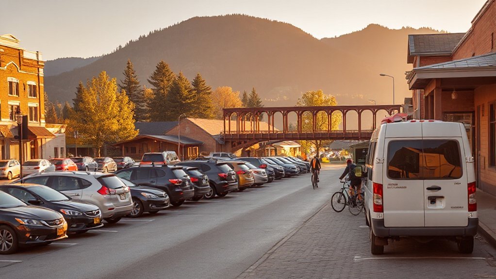 riverfront parking and shuttles