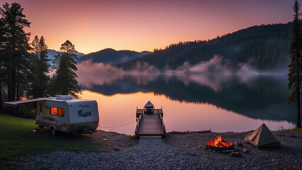 rv family primitive camping