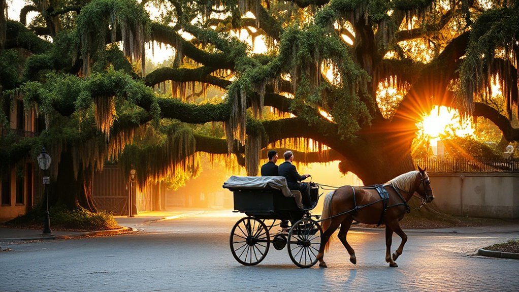 savannah moss draped carriage ride