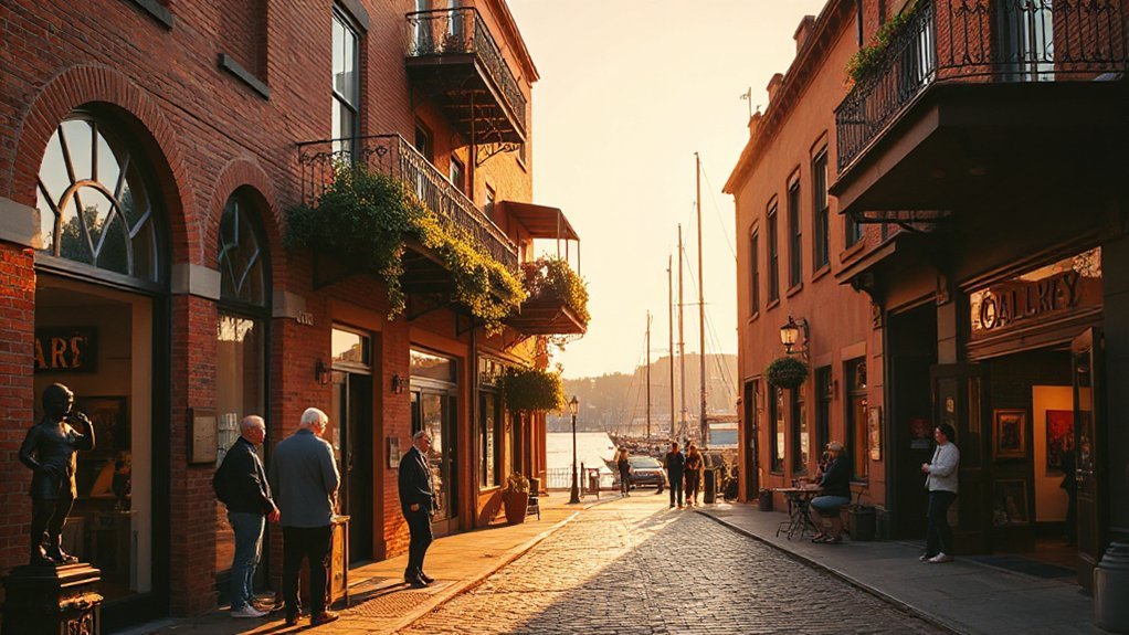 savannah s historic waterfront art