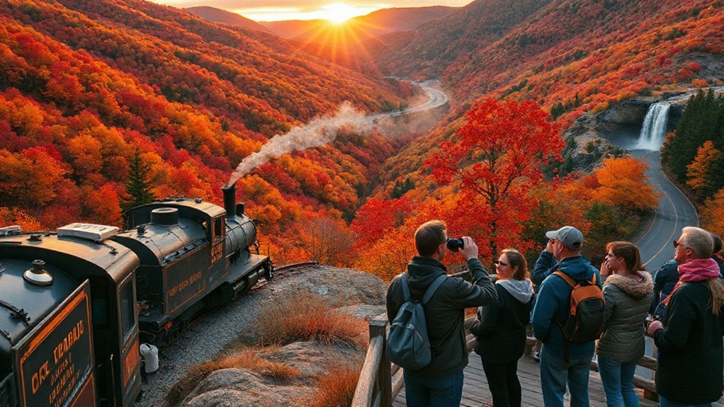 scenic guided rail photography