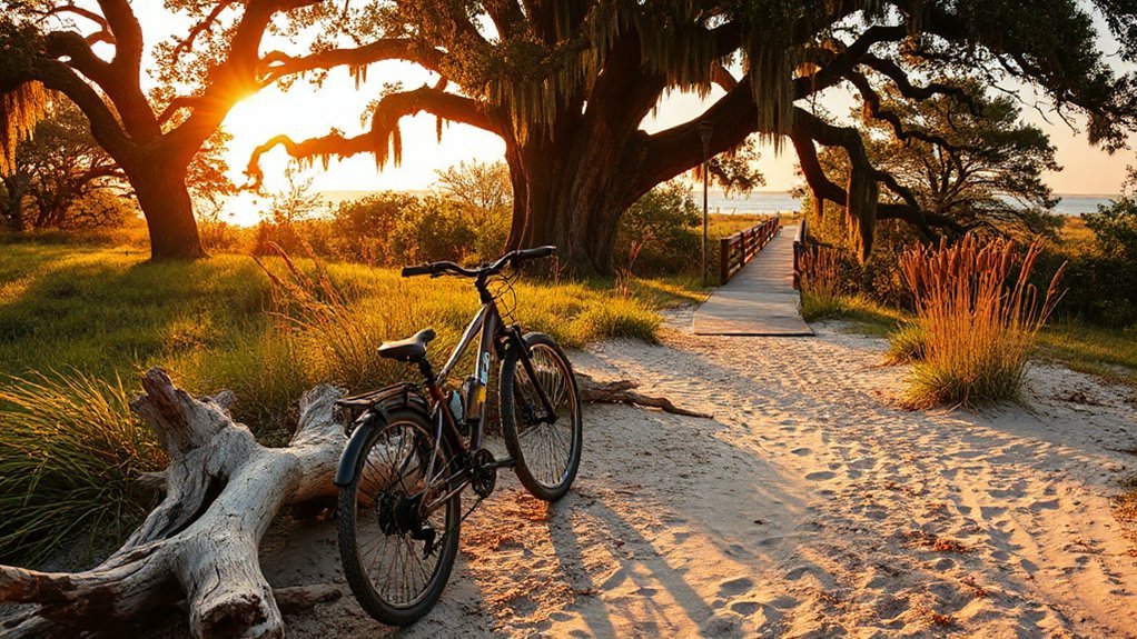 scenic marshside accessible bikepaths