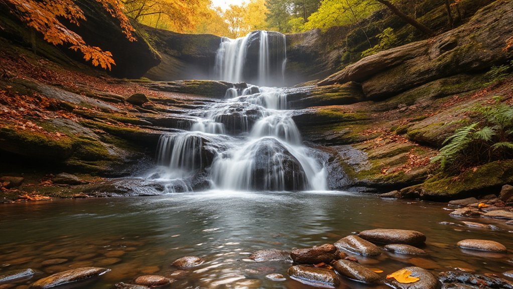 season dictates waterfall experience