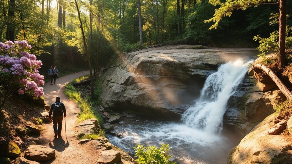shaded georgia waterfall hikes