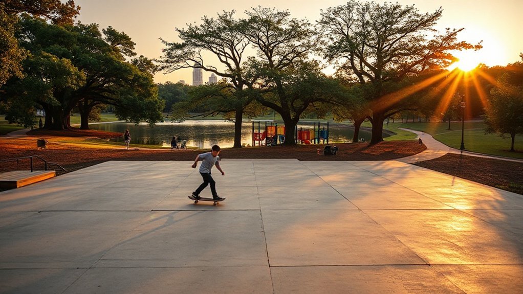 skate plaza lake playground