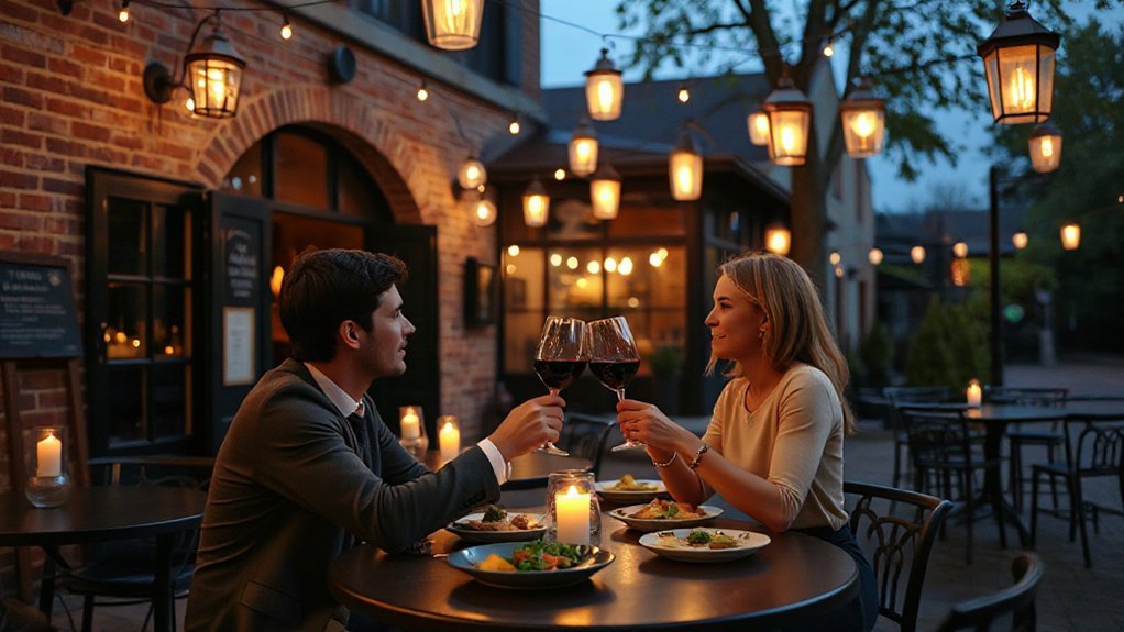 small town slow food dining