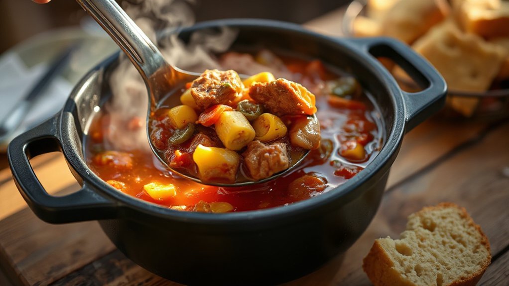 smoky slow cooked brunswick stew