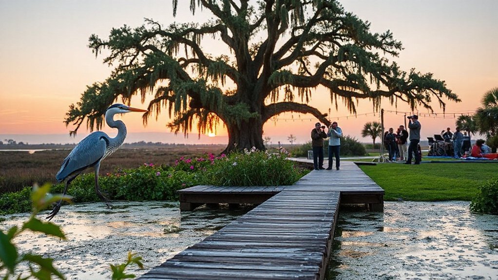 spring birding coastal gardens