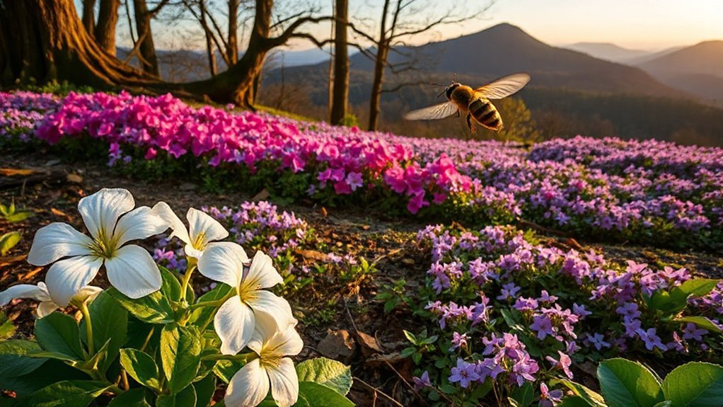 spring wildflowers by habitat