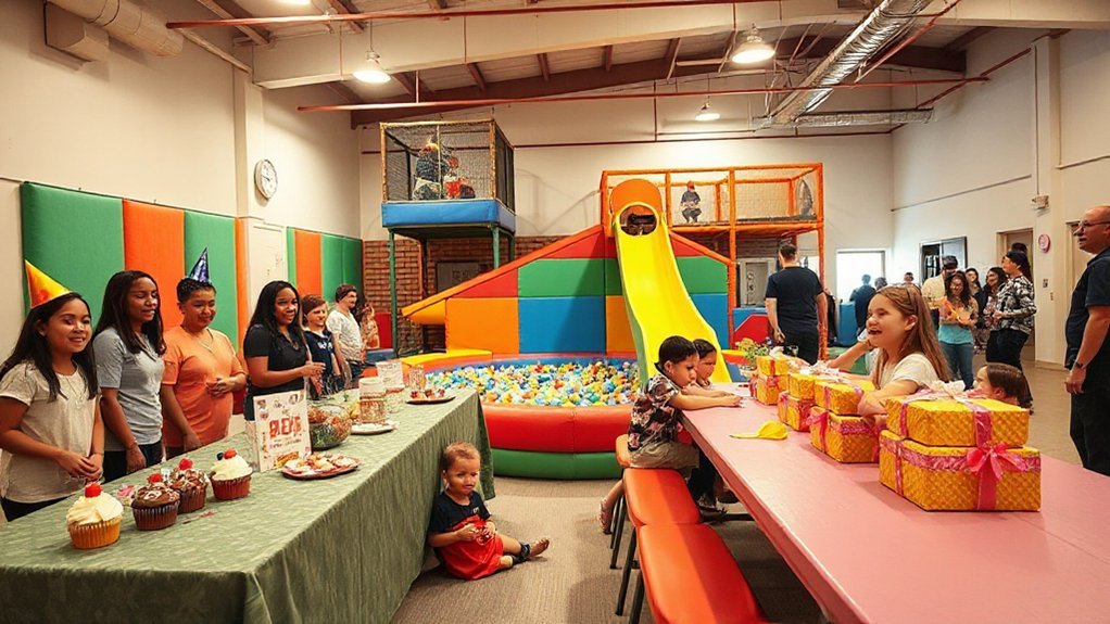 staffed kids party packages