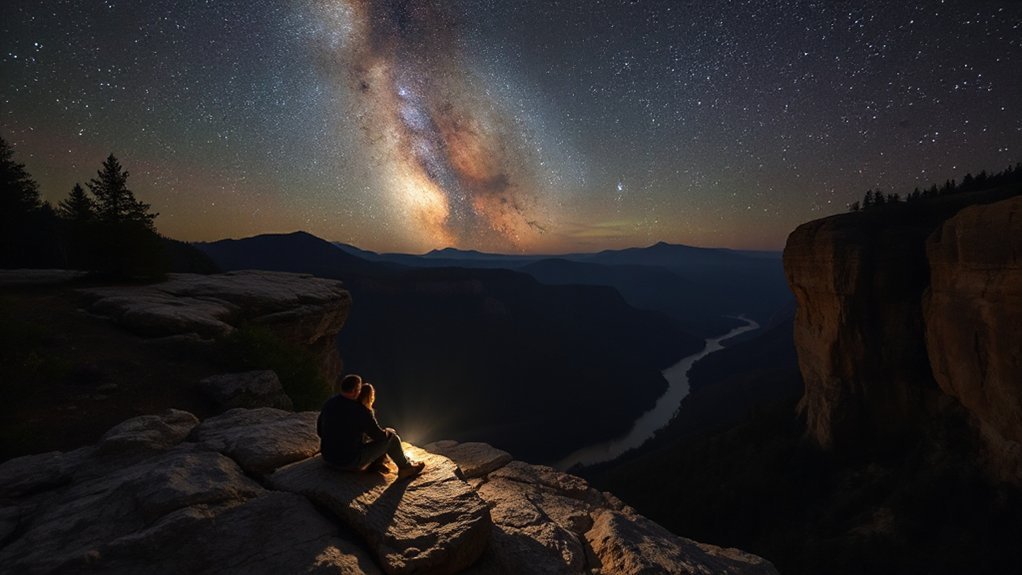 starlit canyon rim intimacy