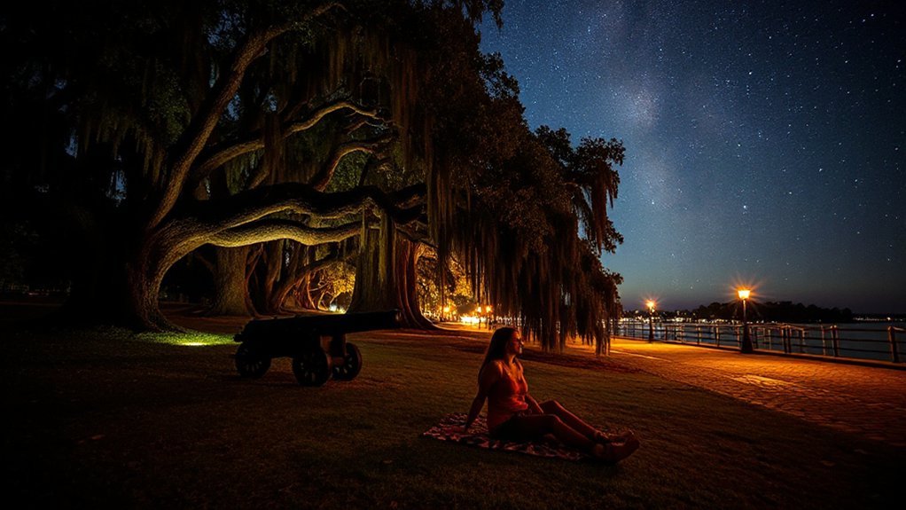 starlit levees and lawns