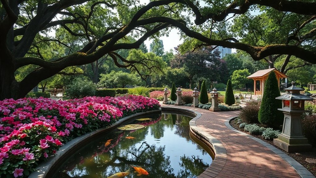 stone path canopy orchids