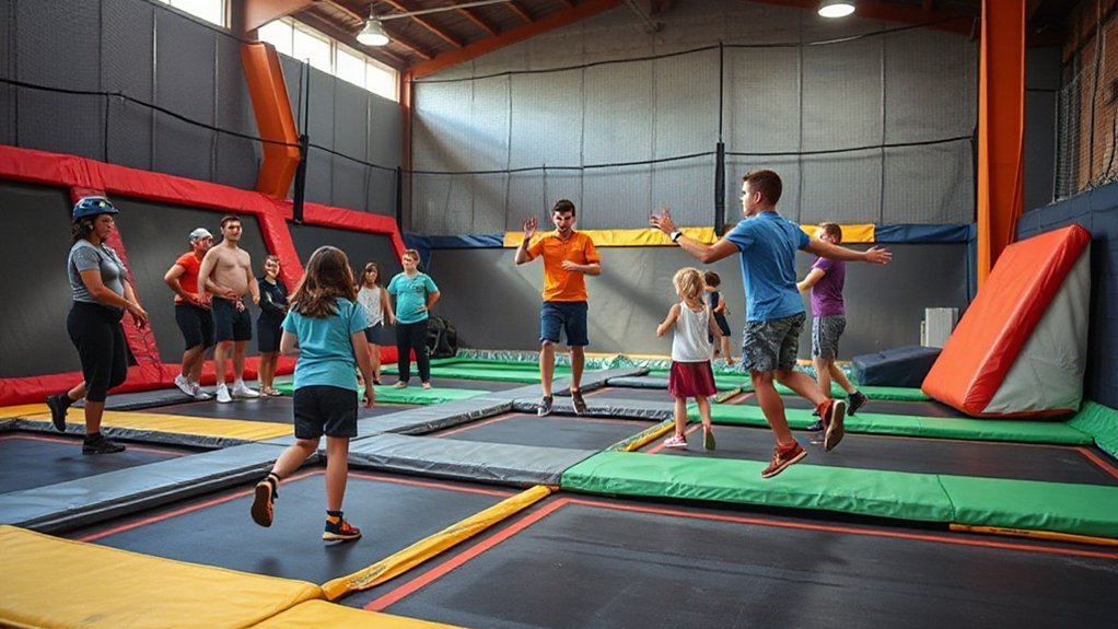 supervised safe trampoline environment