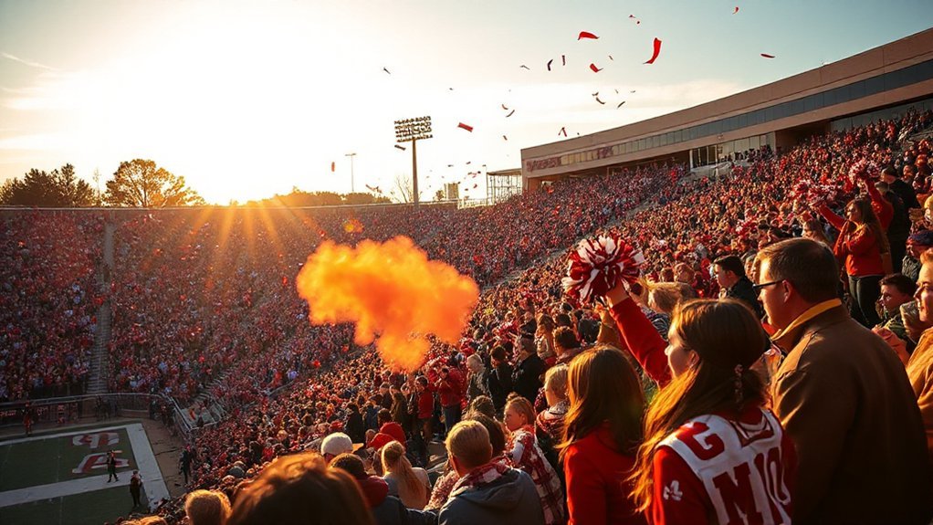 tailgates chants band community