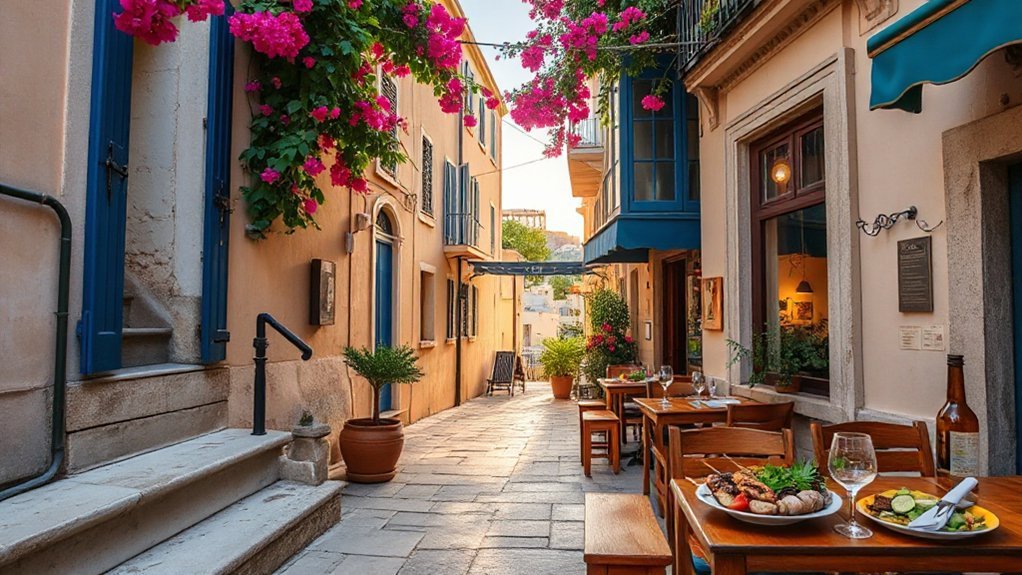 tavern sharing street food