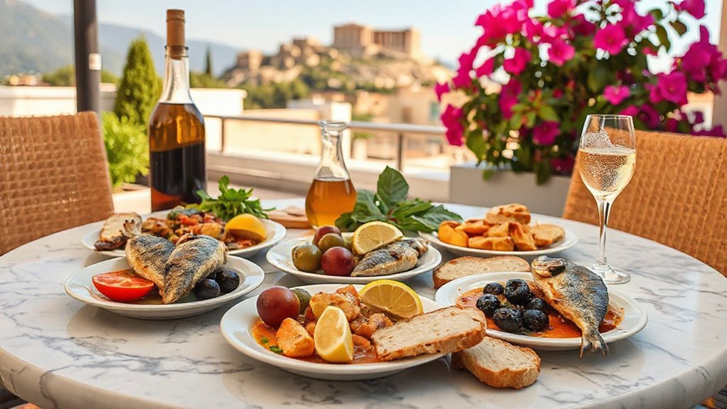 tavernas markets cafes year round
