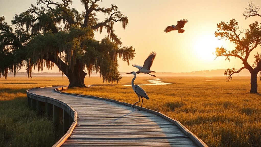 tidal marsh trails birding