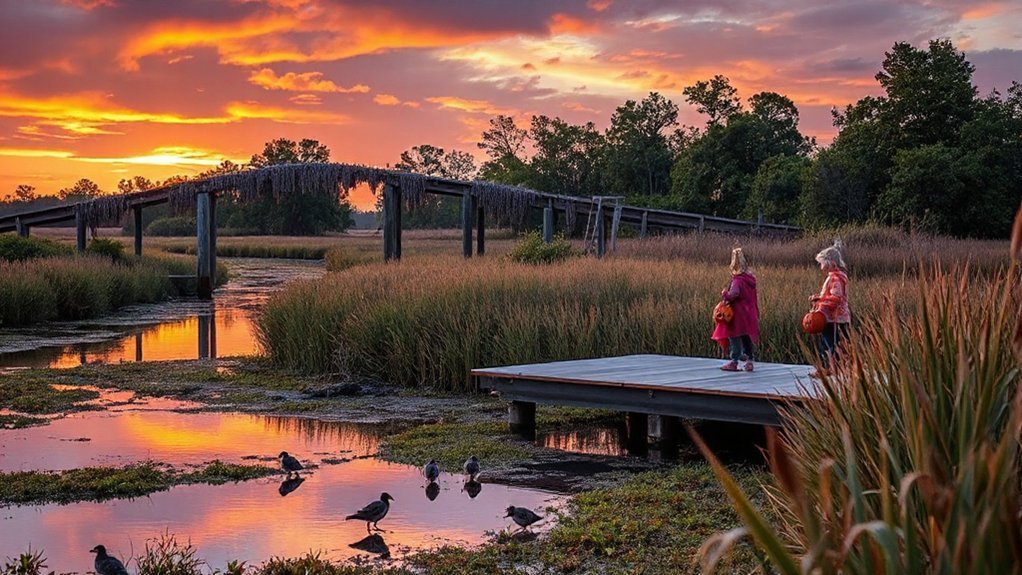 tidal marshes autumn birdwatching